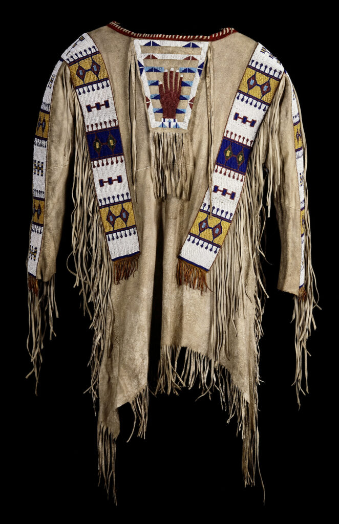 Buckskin beaded shirt